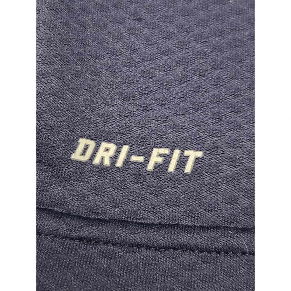 Nike‎ Pullover Mens XL Blue Dri-Fit Long Sleeve Quarter Zip Athletic Training